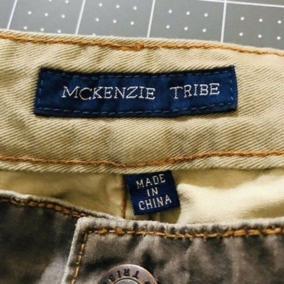 MCKENZIE TRIBE Jeans Twill Pants Grayish Brown - Picture 2 of 5